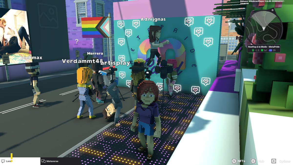SYarkova's tweet photo. @TheSandboxGame @METAPRIDELAND I just participated in the #BelongingWeek contest for a chance to win a Progress Flag NFT! Check out my screenshot below!
👇 https://t.co/AYqjgIlbqE