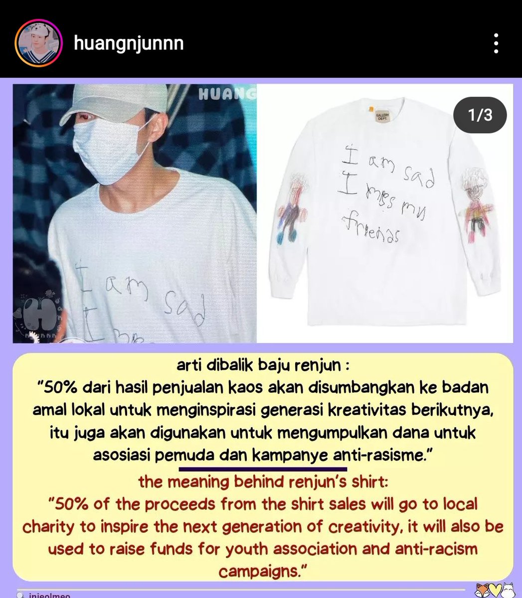 renjunbase's tweet photo. chin ternyata baju renjun! kemaren buat kampanye kegiatan amal,kurang apasi anak ini🥺🫶

© huangnjunnn https://t.co/nTyd4zLSyU