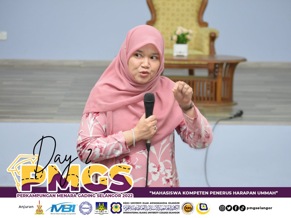 pmgselangor's tweet photo. Momento Perkampungan Menara Gading Selangor 2022
Dinamika Maghrib 2.0: Career Driven vs Mission Driven bersama YB Senator @FadhlinaSiddiq
Tarikh: 2 Julai 2022
Tempat: Kolej Universiti Islam Antarabangsa Selangor (KUIS)
#PMGS2022 #PEPIAS #GPHU https://t.co/BTZfPofJ08