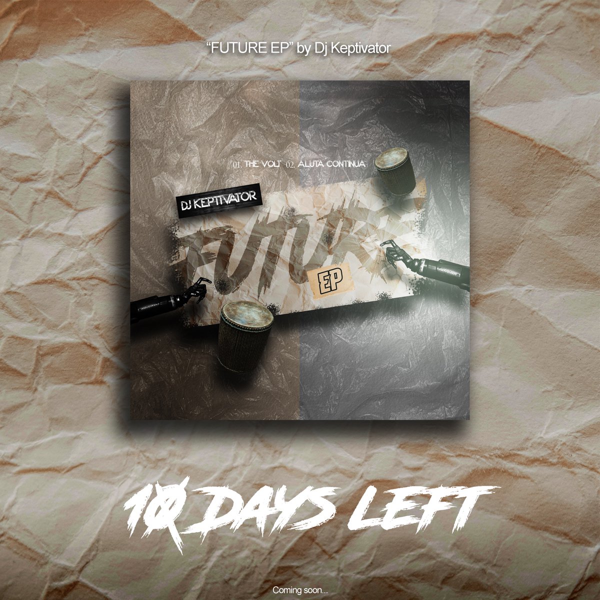 dj_keptivator's tweet photo. My forthcoming short EP titled “Future” drops on the 15th. Countdown has begun, we’re 10 days away. 🙏🏾 Please spread the word.
#FutureEP
#afrohouse #afrotech #electronicmusic #electronic https://t.co/MSj34f1yer