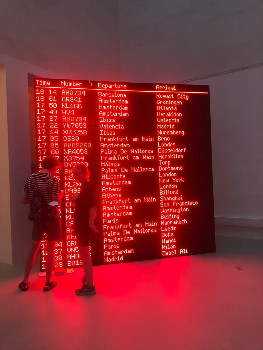 Jonas Bo 💙 💛 (@j0nasbo) on Twitter photo "Slotmachine" by Ulrich Formann displays real time information about ghost flights (empty flights of commercial aircrafts just to keep airport slots). Caused quite some stir at this years <a href="/dieangewandte/">Universität für angewandte Kunst Wien</a> end of year shows. #ghostflights #digitalart #ClimateEmergency <a href="/EASA/">EASA</a> "Slotmachine" by Ulrich Formann displays real time information about ghost flights (empty flights of commercial aircrafts just to keep airport slots). Caused quite some stir at this years <a href="/dieangewandte/">Universität für angewandte Kunst Wien</a> end of year shows. #ghostflights #digitalart #ClimateEmergency <a href="/EASA/">EASA</a>