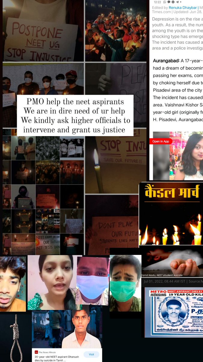 maroliya_anjali's tweet photo. #PMOHelpNEETUGAspirants
Please help us sir...
Aap he last hope ho
98 chapters 2-3 months me possible nhi hai
Other exam dates also clashing
Kis par focus kare sir
@erPawanBhadana 
@narendramodi https://t.co/czQAs3daxb