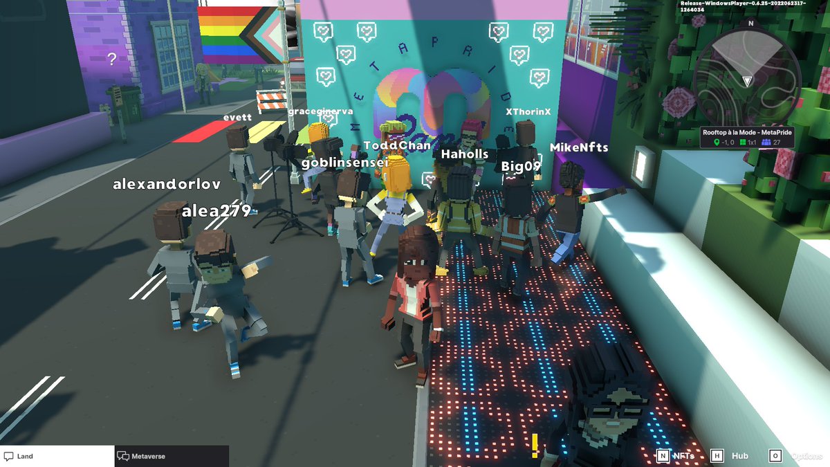MariYarkova's tweet photo. @TheSandboxGame @METAPRIDELAND I just participated in the #BelongingWeek contest for a chance to win a Progress Flag NFT! Check out my screenshot below!
👇 https://t.co/UGJmFR5U9V