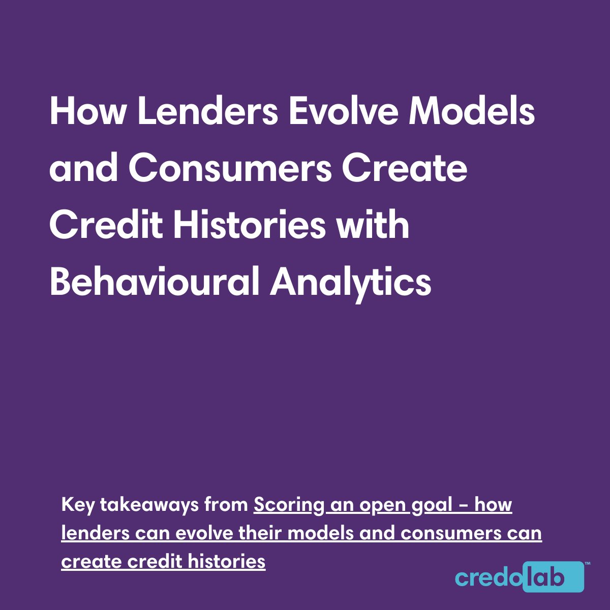 CredoLab's tweet photo. Understand how #bigdata and #behaviouralanalytics have evolved current #scoring models in 3 ways:
1️⃣ Fills gaps using #psychometrics
2️⃣ Helps the financially invisible
3️⃣ Improves credit decision-making
Read more: https://t.co/m1xdkohdGt 
#credolabnews https://t.co/9UxA6EysL5