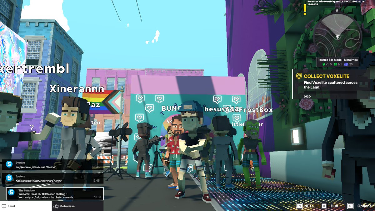 yakjayon's tweet photo. @TheSandboxGame @METAPRIDELAND I just participated in the #BelongingWeek contest for a chance to win a Progress Flag NFT! Check out my screenshot below!
👇 https://t.co/tSdfuuUpn2