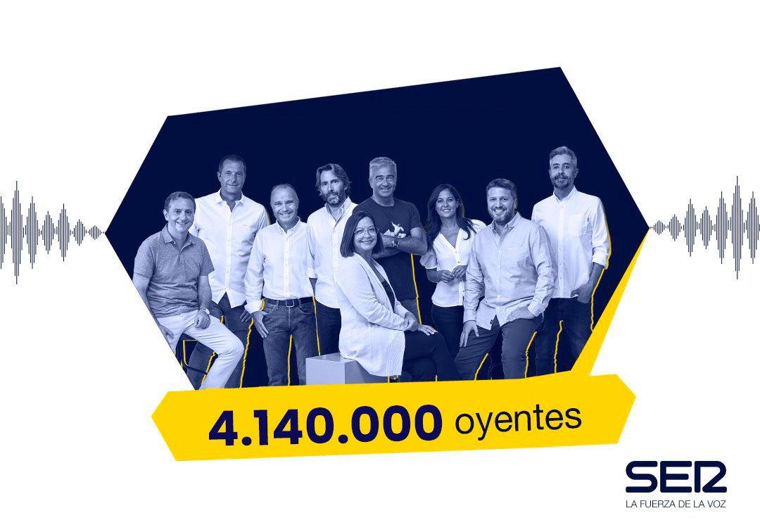 #EGM | La Cadena SER cierra la temporada como la radio más escuchada: 4.140.000 oyentes la siguen cada día

¡G R A C I A S por elegir la radio, gracias por elegir <a href="/La_SER/">Cadena SER</a>! ☺️📻

cadenaser.com/nacional/2022/…