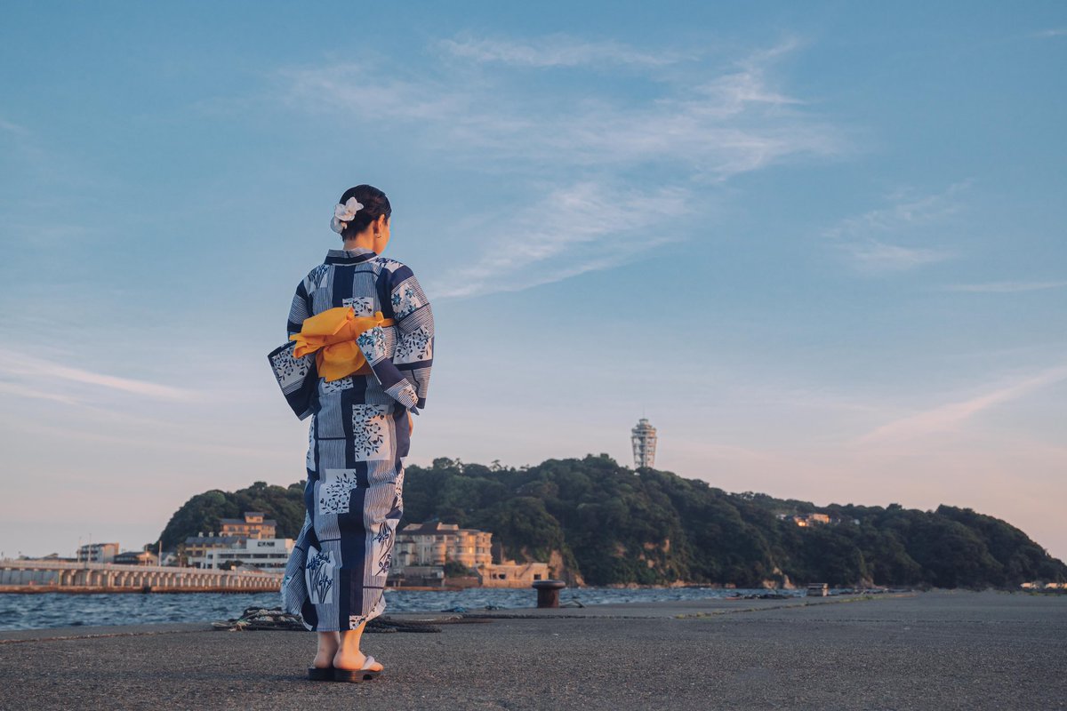 J_Heart0801's tweet photo. 江ノ島で浴衣👘を着て散策はいかがですか？
夏の風物詩、ご家族・ご友人・恋人と一緒に思い出を作っていきませんか？

#photostudiojheart
#江ノ島
#浴衣
#夏の風物詩
#夏の思い出 https://t.co/onzDzsSYPN