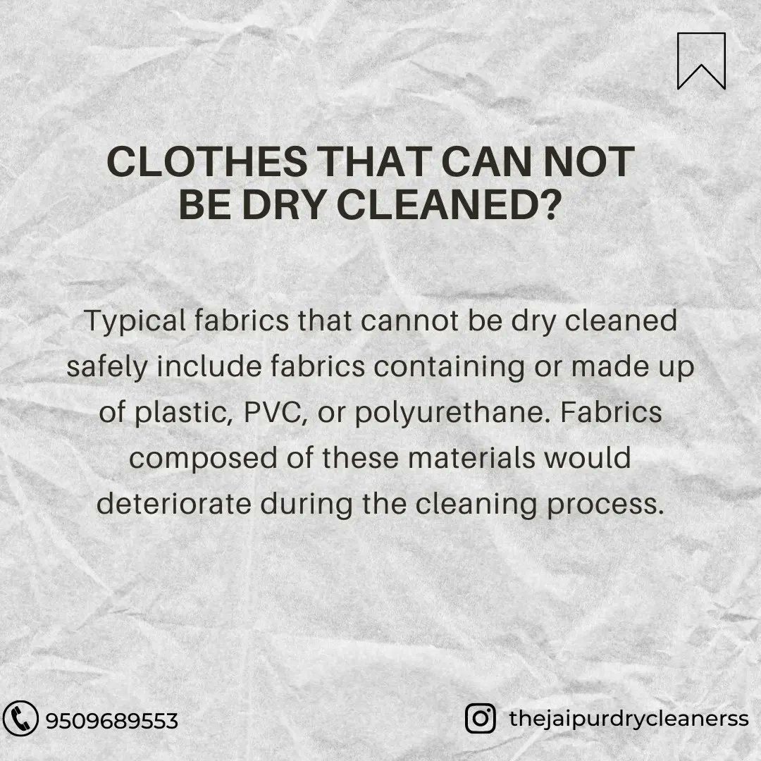What clothes Cannot be dry cleaned?

#drycleaning #Cleaningup #dryhump