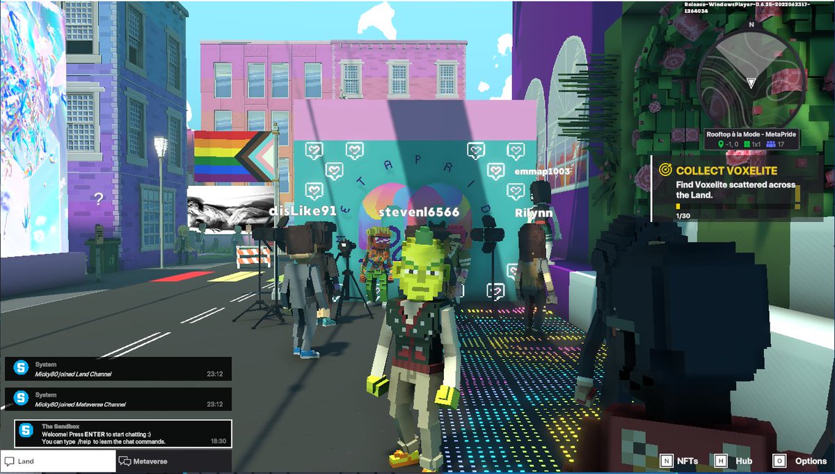 MickyRobinson8's tweet photo. @TheSandboxGame @METAPRIDELAND I just participated in the #BelongingWeek contest for a chance to win a Progress Flag NFT! Check out my screenshot below!
👇 https://t.co/BDisYzspes