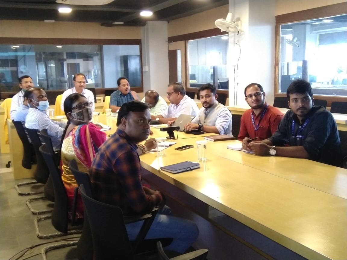 GcfOdisha's tweet photo. Visit by GCF evaluation team on 04.07.2022 at SPMU, OCTDMS for Second Performance Review (SPR) of GCF Project https://t.co/JLNCRLr2SC