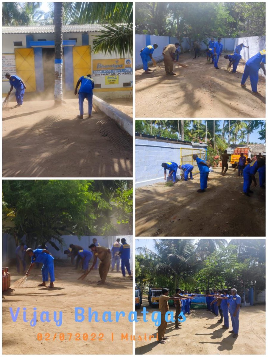 BPCLTanjore's tweet photo. Below Swachhata Pakhwada Activities have been carried out at Vijay BharatGas of Thanjavur LPG Territory -
Swachhata Pledge , Cleanliness Drive , Tree Plantation
#SwachhBharat #SwachhtaPakhwada @BPCLimited https://t.co/REFhlgZXnE