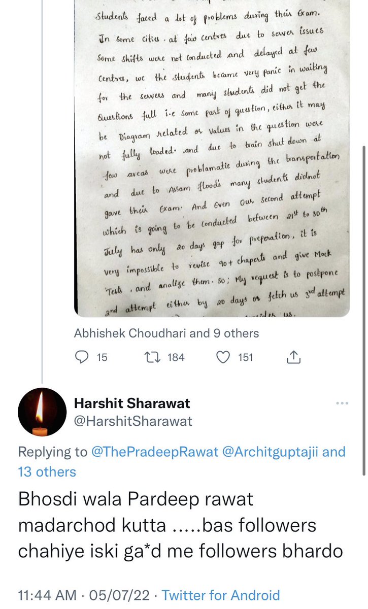 architreports's tweet photo. पढ़ने के लिए टाइम कम है, लेकिन गाली देने के लिए बहुत.. 
 @ActivistSukhpal @ThePradeepRawat @anubha1812 @AdvMamtaSharma https://t.co/yqJu4yeJL6