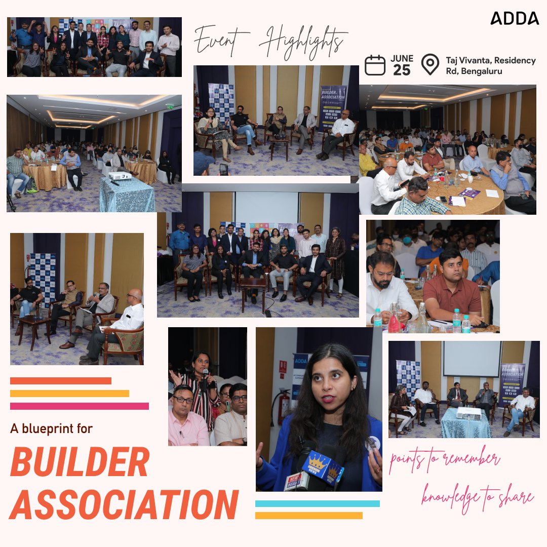 ADDASoftware's tweet photo. And that’s a wrap…! ADDA’s Builder to Association Handover: An Openhouse Discussion opened to a thunderous response at Taj Vivanta, Bengaluru. Hope to see you at more such upcoming events!
#community #management #workshop #event #offline #fun #learning #builderhandover https://t.co/NdzPMx3ox8