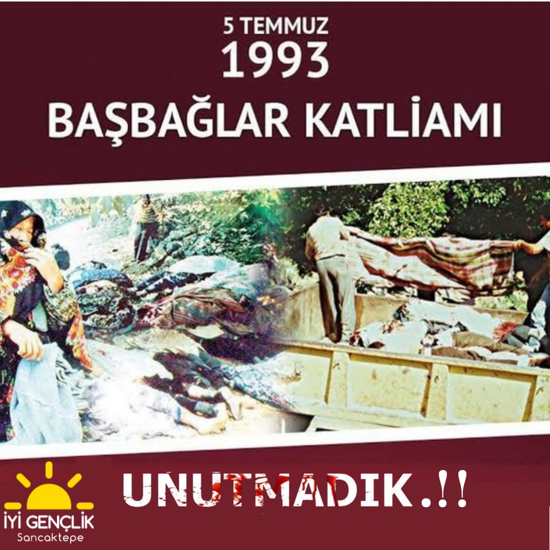 5 Temmuz 1993 akşamı Erzincan Başbağlar'da hain terör örgütü PKK tarafından canice katledilen 33 sivil vatandaşımızı rahmetle anıyoruz...

 #BaşbağlarKatliamı