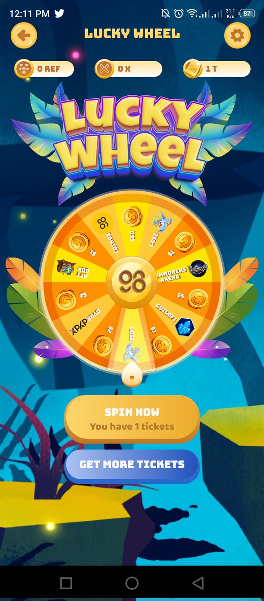 Coin98 Wallet 5000000$ Giveaways Like Binance 

Need 3 Refer to spin 1 ticket free using my refer😅
But its very easy open multiple account 

Download wallet: play.google.com/store/apps/det…

Using my refer u get 1 ticket

Refer coad must: C98FLF7RAN

#coin98wallet