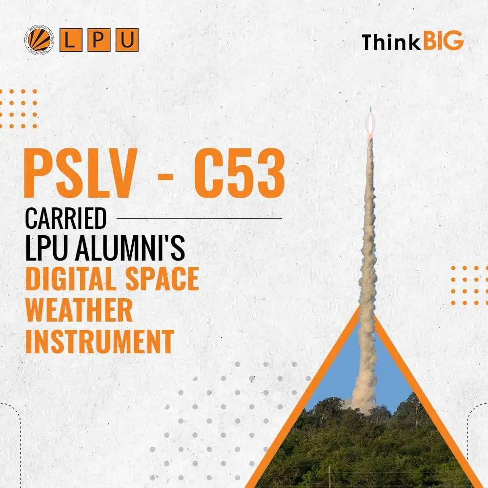 lpuuniversity's tweet image. Hon&apos;ble Prime Minister Shri @narendramodi applauded #LPU alumni Anirudh Sharma &amp;amp; his team&apos;s Space Tech Startup, &quot;#Digantara&quot; for launching their Digital Space Weather Instrument Onboard @isro&apos;s PSLV- Rocket Mission!

Congratulations to our Vertos on #AchievingBIG !

#LPUDiaries