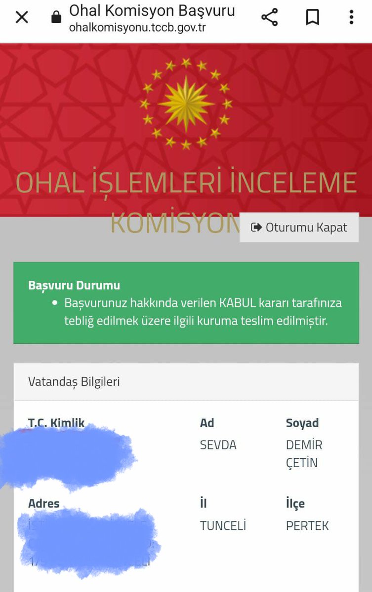 KHK ile hukuksuzca ihraç edilen üyemiz Sevda Demir Çetin görevine iade edildi. Arkadaşlarımızın tamamı dönene kadar bitmeyecek bu mücadele #Geridöneceğiz