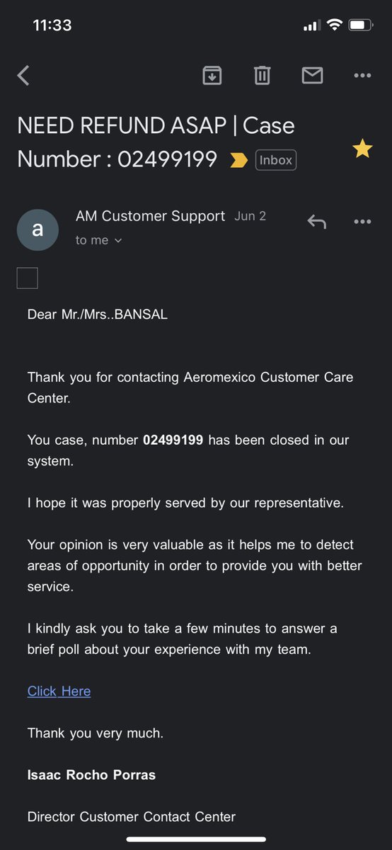 nitin92bansal's tweet photo. @AeromexicoUSA Help. This is enough harassment now. After 1 year and 2 months, I still haven’t received my refund. Please check the screenshots below from your team: https://t.co/TEU6w5s0cl