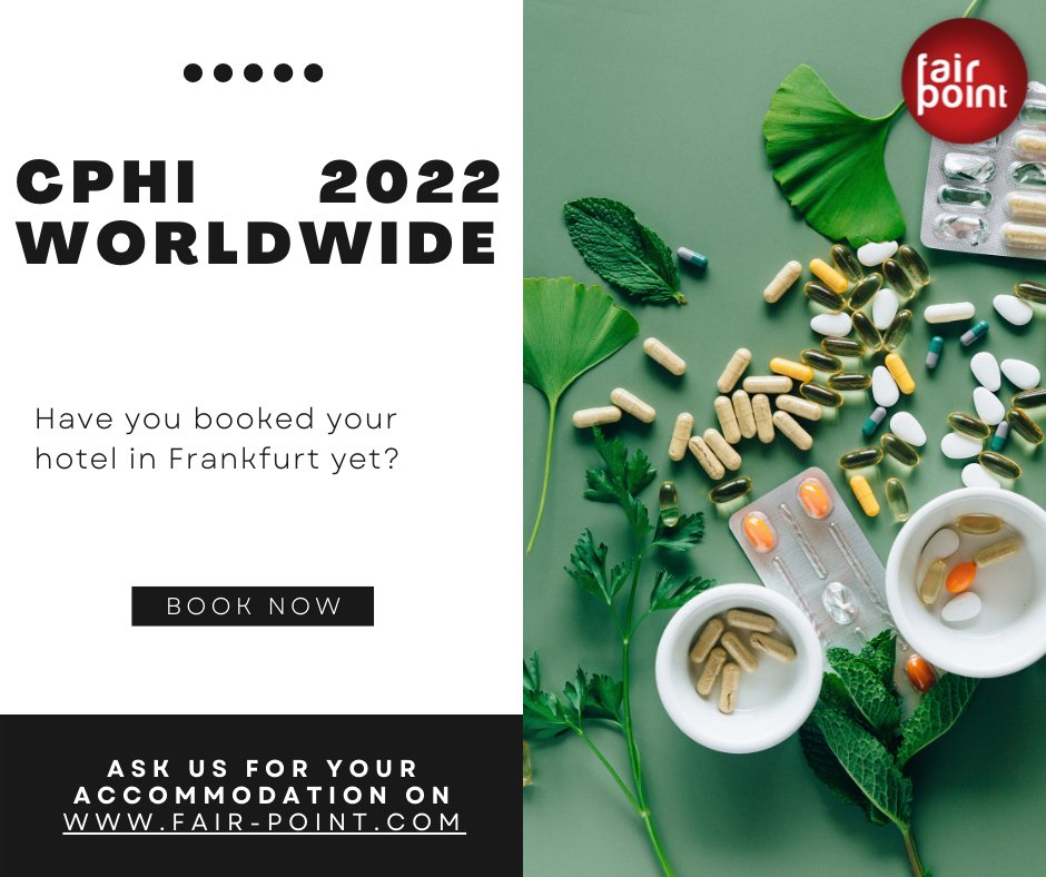 fairpointint's tweet photo. The celebration of the #pharmaindustry is coming to our hometown #Frankfurt again! 😎 We are welcoming all exhibitors and visitors of the #tradefair. When it comes to the best #expohotels around #FrankfurtMesse we are well prepared! Check our options here https://t.co/cObaNPBbIs https://t.co/f2H7ztrYpg