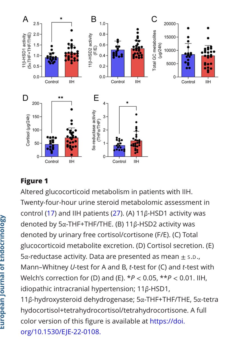 BrainLabBhamUk's tweet photo. Great to see this out- Glucocorticoid dysfunction in #IIH- Evidence of systemic metabolic dysregulation https://t.co/JKBL9iwb5Q… well done @ConnarWestgate @Dr8oots @DrMollan @IMSR_UoB @GroupTomlinson @PaulStewartProf @EJEndo @IIHUK @NANOSTweets 
 @EHF_Official @Lavery_Lab https://t.co/Qw9CAJgXlH
