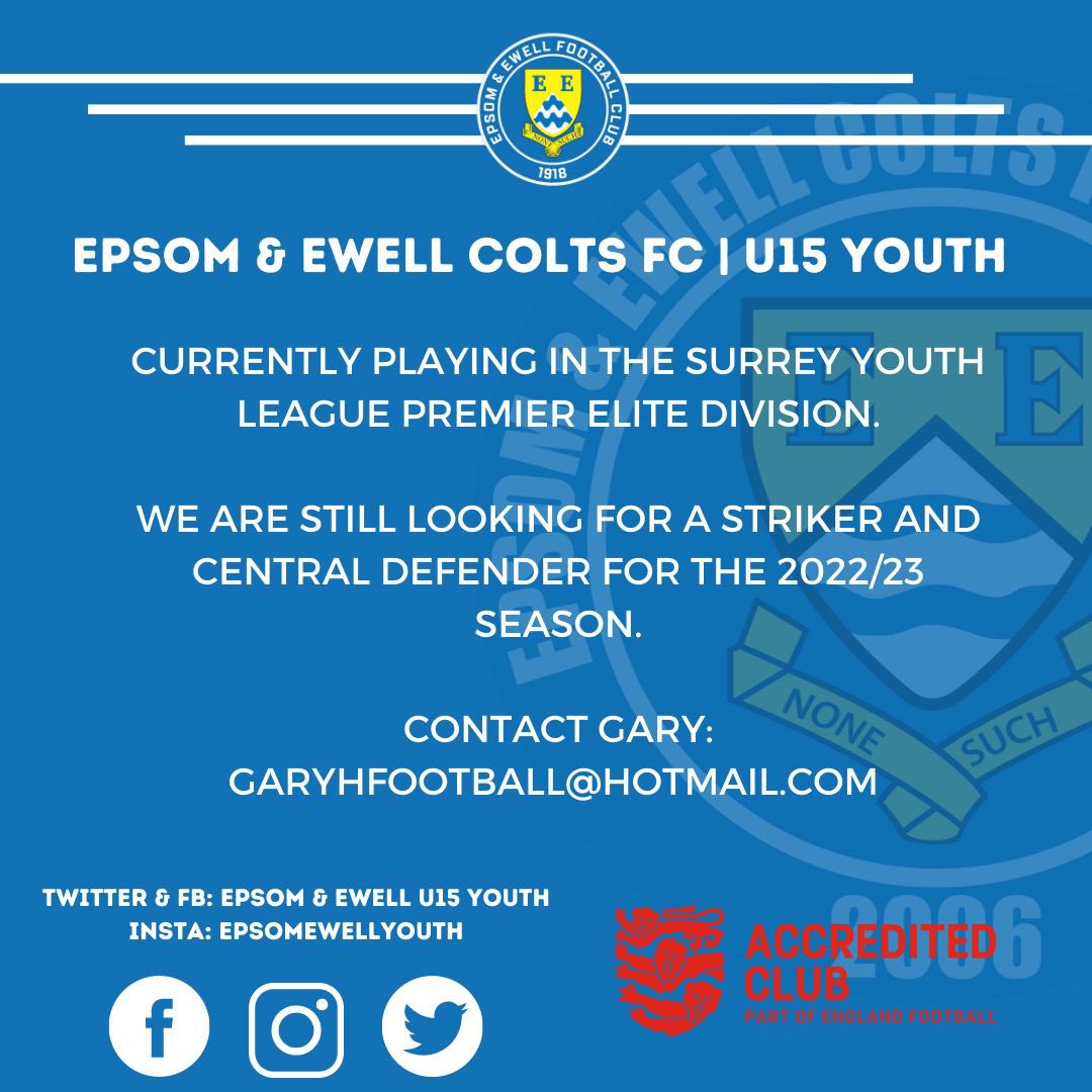 Epsom & Ewell Colts U16 Youth tweet media