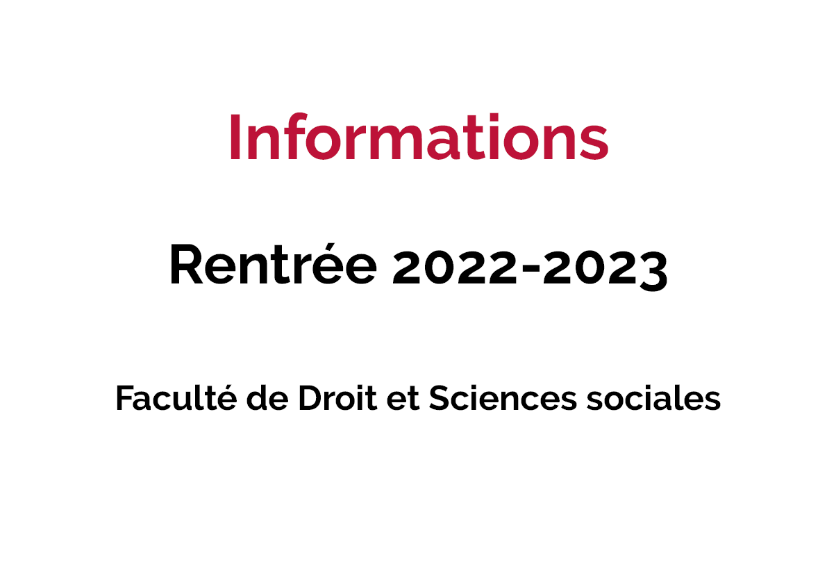 Droit_Poitiers's tweet photo. [SCOLARITE]
📢📝Découvrez toutes les infos pour la rentrée 2022-2023 à @Droit_Poitiers @UnivPoitiers (FAQ, assistance inscription, date et lieu de rentrée…)
✏️https://t.co/jilwd54eN0 https://t.co/EX7GhQzLh4