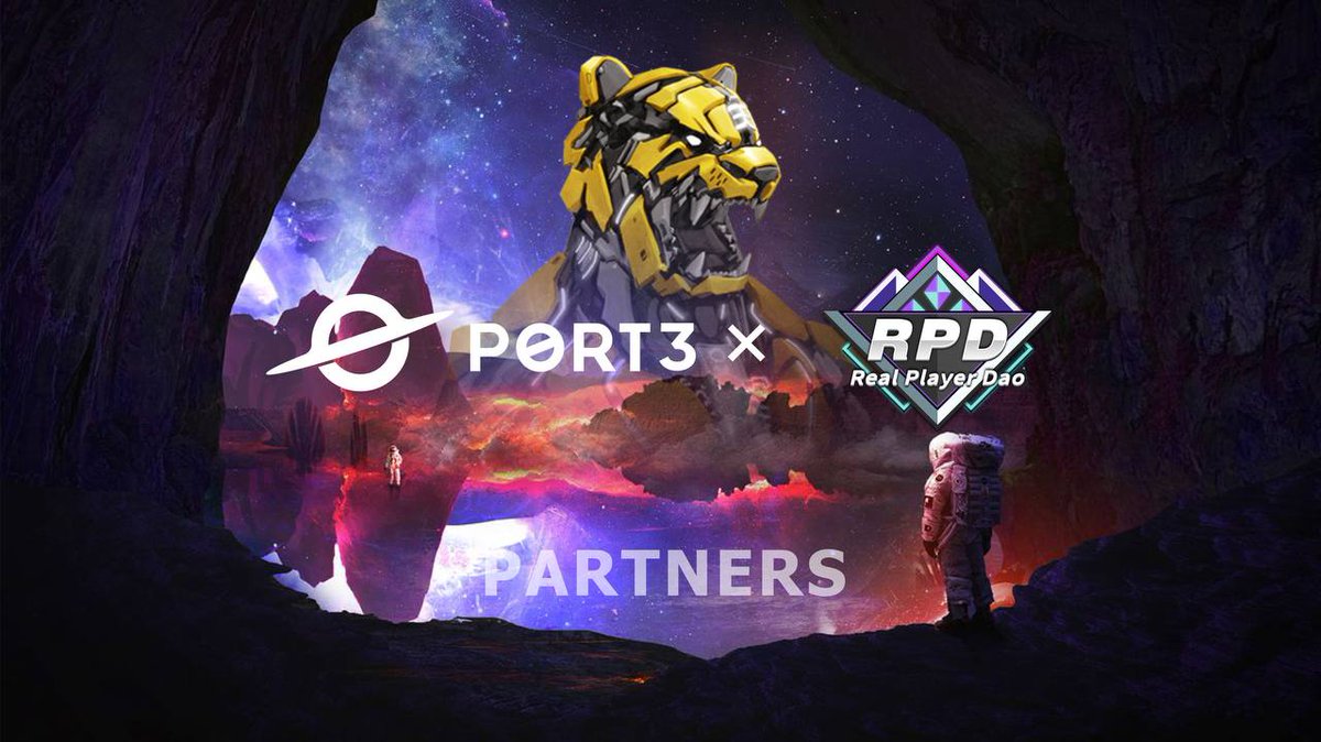 Port3Network's tweet photo. 🎉Welcome our new partner @realplayerdao, a Web 3.0 guild and the first task platform of GameFi.
🎁Prizes: 5 Real Player DAO NFT WLs
To enter
✅RT + ❤️
✅Follow @realplayerdao and @Port3Network
✅Tag 3 friends
⏰24H https://t.co/K3n3qKQf2b