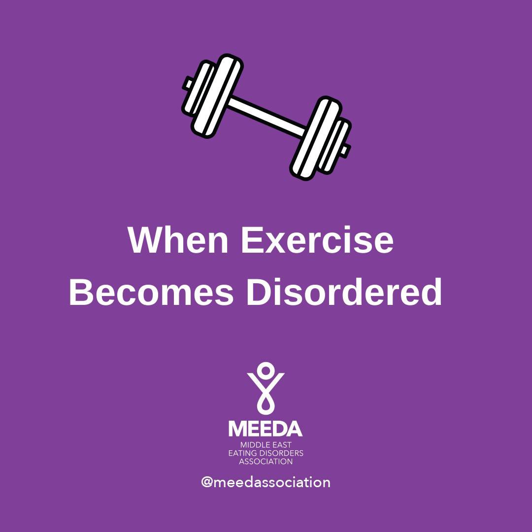 meedassociation's tweet photo. Disordered exercise: when it’s intensive, exclusive, excessive - it’s pathological .
#eatingdisorders #excessiveexercise https://t.co/BOmLivsE4a