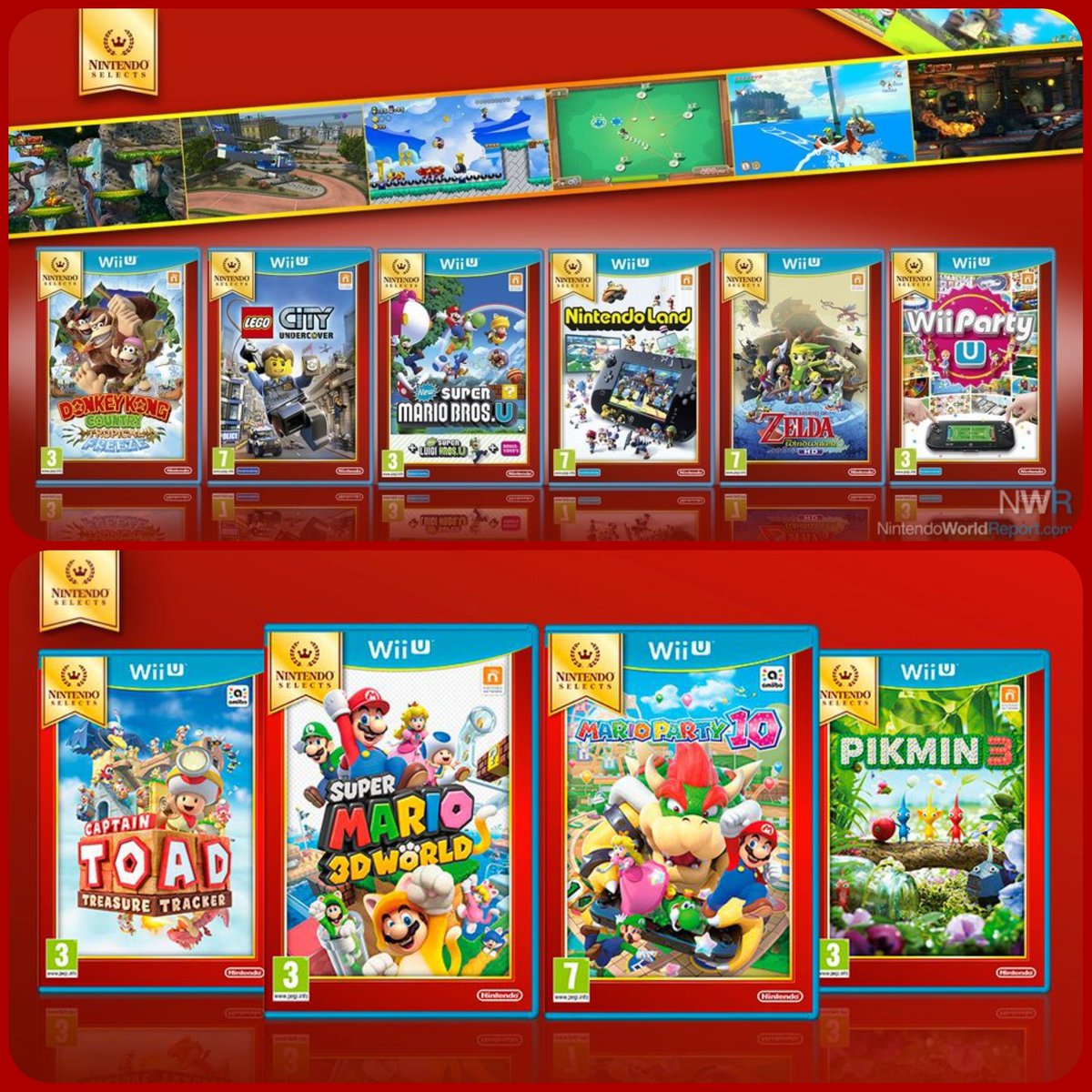 YumyYam2's tweet photo. ¡Elegid vuestros 4 #NintendoSelects favoritos de #WiiU! 🤩🥰
Yo: New Super Mario + Luigi U, Zelda Wind Waker HD, Super Mario 3D World y Pikmin 3.
#ElRincónDeLaWiiU https://t.co/QiZhkCvTqL