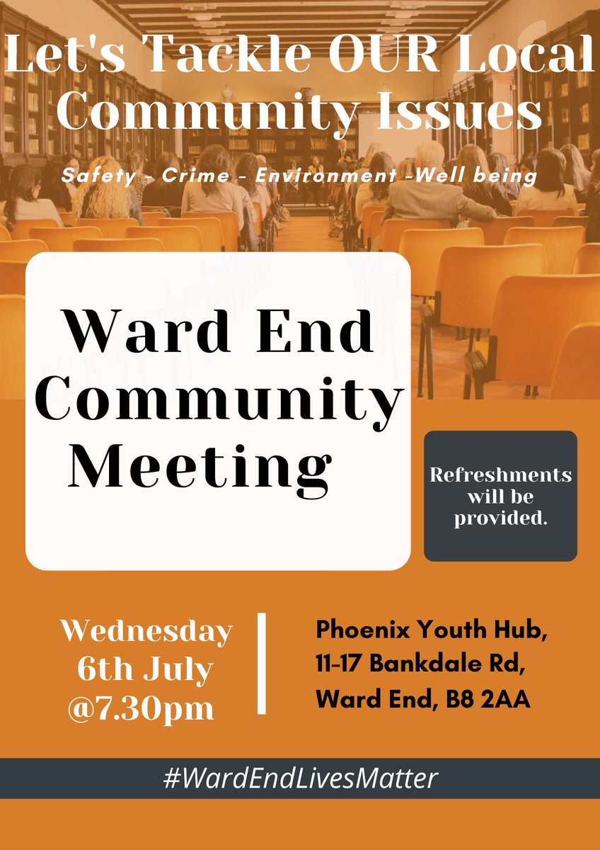 All residents of Ward End - Your community needs you 🙌