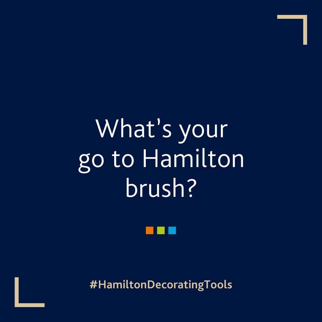 What's your go to Hamilton® Brush? 🤔🖌️ #HamiltonDecoratingTools #HamiltonBrushes