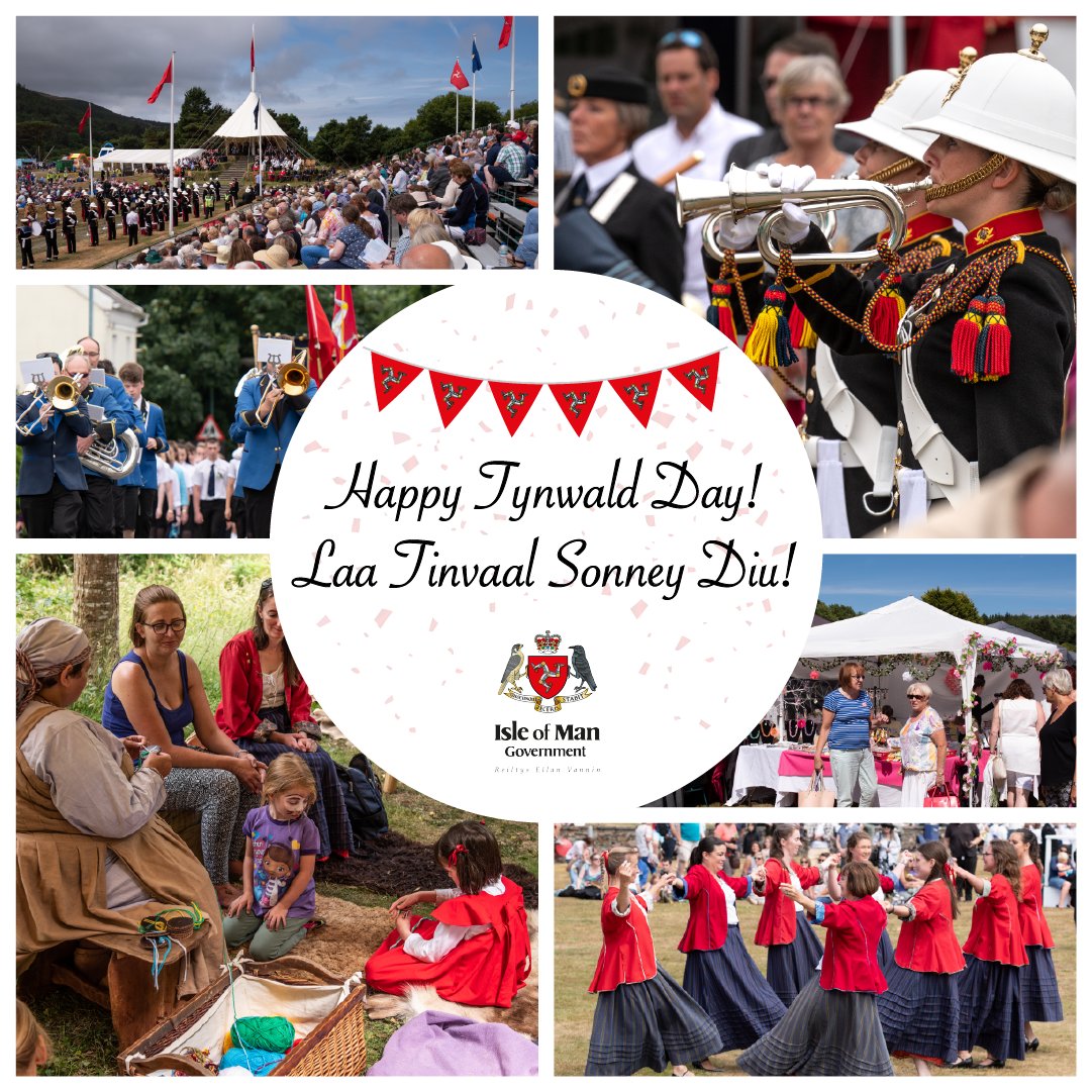 IOMGovernment's tweet image. Happy Tynwald Day! Laa Tinvaal Sonney Diu! 🇮🇲 #IsleofMan #IoM #Manx