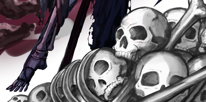 頭骸骨のtwitterイラスト検索結果