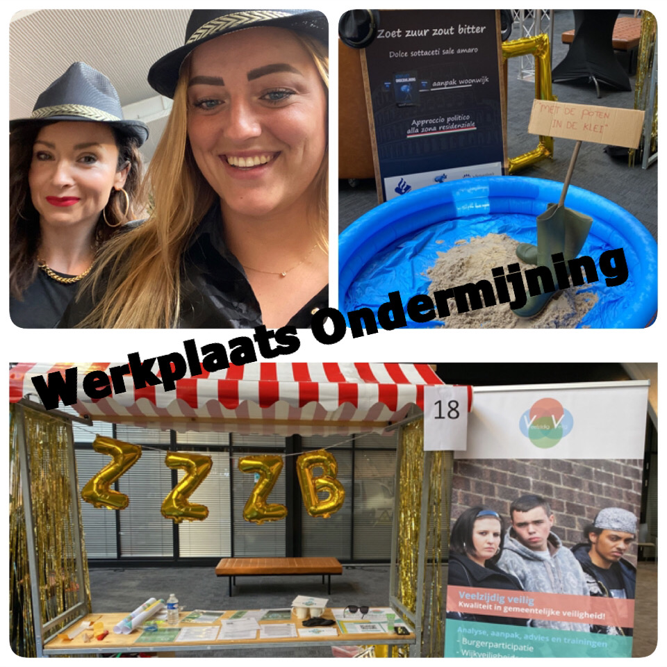 Actie, out-of-the-box en op het puntje van je stoel, daar horen wij bij!

#Werkplaatsondermijning
Bezoek onze stand (nr. 18) en ontdek de essentie van onze wijkaanpak, proef de smaken #ZoetZuurZoutBitter, herken ongebruikelijk bezit en beleef #metjepotenindeklei.