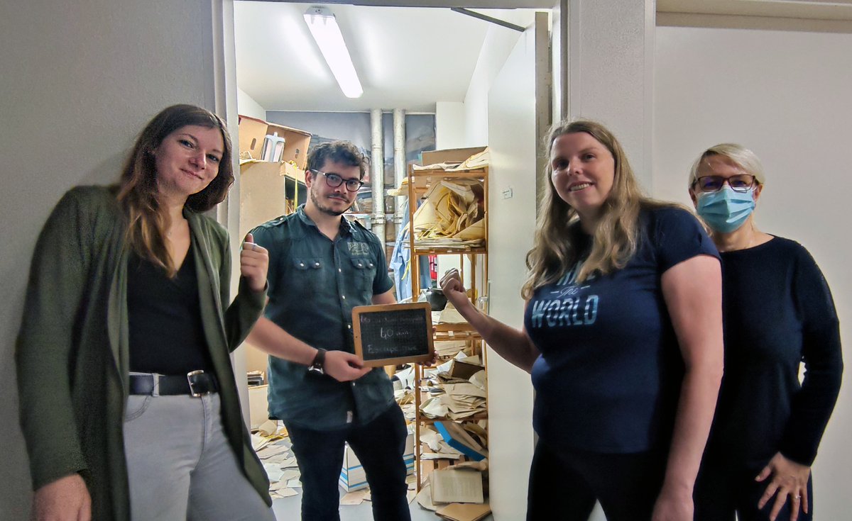 Les archives sont joueuses! Nous avons participé a l'escape game des AD de l'Orne, n'hésitez pas a y faire un tour. (Réservation au 02.33.81.23.00)