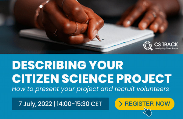 Join me on Thursday 7 July, 14:00 – 15:30 CET⁣⁣, for a hands on workshop learning how to present your #CitizenScience project.  
⁣⁣
Register here - 
cstrack.eu/topic/particip…

#CitSci #SciComm