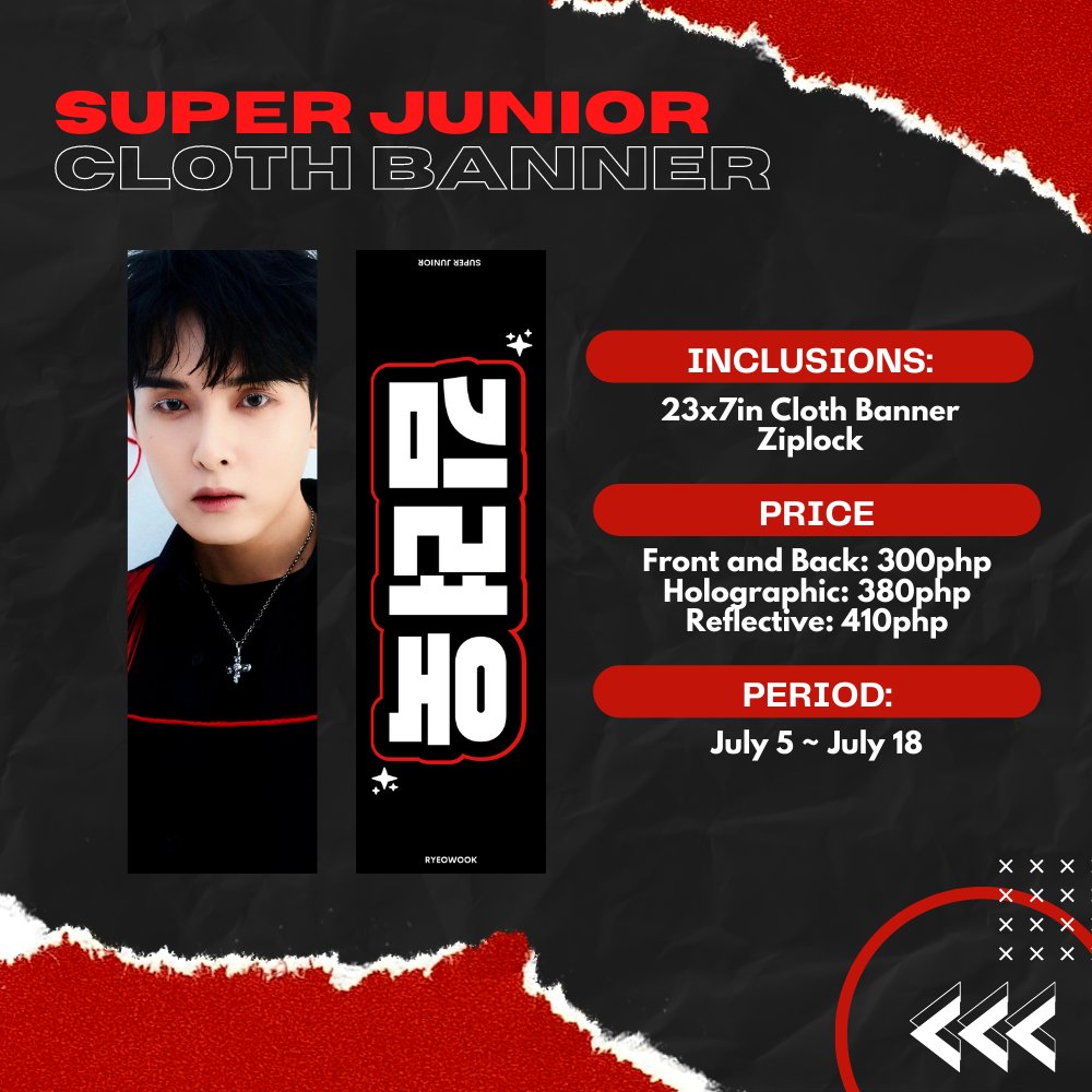 iTreasurePH's tweet photo. [3/3] wts lfb ph go

SUPER JUNIOR CLOTH BANNER by 
@iTreasurePH
 
PLAIN: 300php + lsf
HOLO: 380php + lsf
REFLECTIVE: 410php + lsf

📆DOO: July 18
📆DOP: July 18

Order form: https://t.co/U11GSxGuk2

#슈퍼주니어 #SUPERJUNIOR #SuperShow9
#SS9Manila #SS9inManila https://t.co/ovgINet6H8