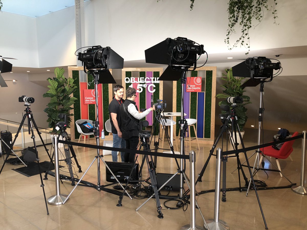 Ça y est tout est prêt pour la journée de la <a href="/caissedesdepots/">Caisse des Dépôts</a> sur le climat. 1,5C Le temps de l’action #Agir1degré5