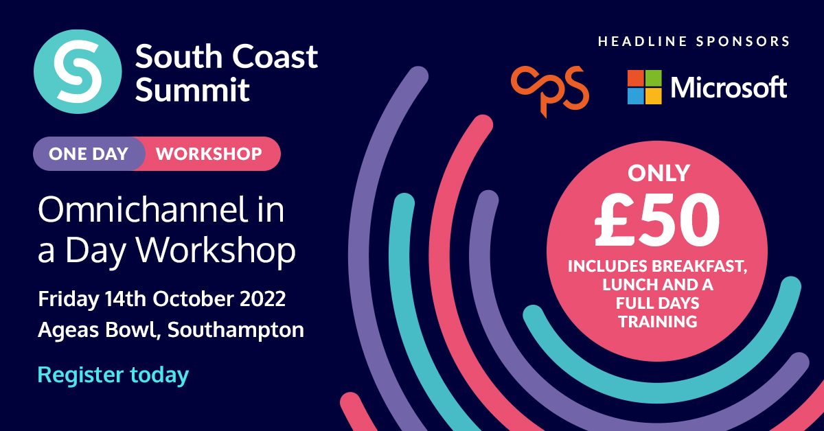 M365Summit's tweet image. Omnichannel in a Day - Pre-Summit Workshop

- Introduction to Omnichannel for D365 Customer Service
- Configuring the Agent Experience
- Unified Routing
- Configuring the Chat Channel
- Configuring the Omnichannel Voice Channel

eventbrite.co.uk/e/omnichannel-…