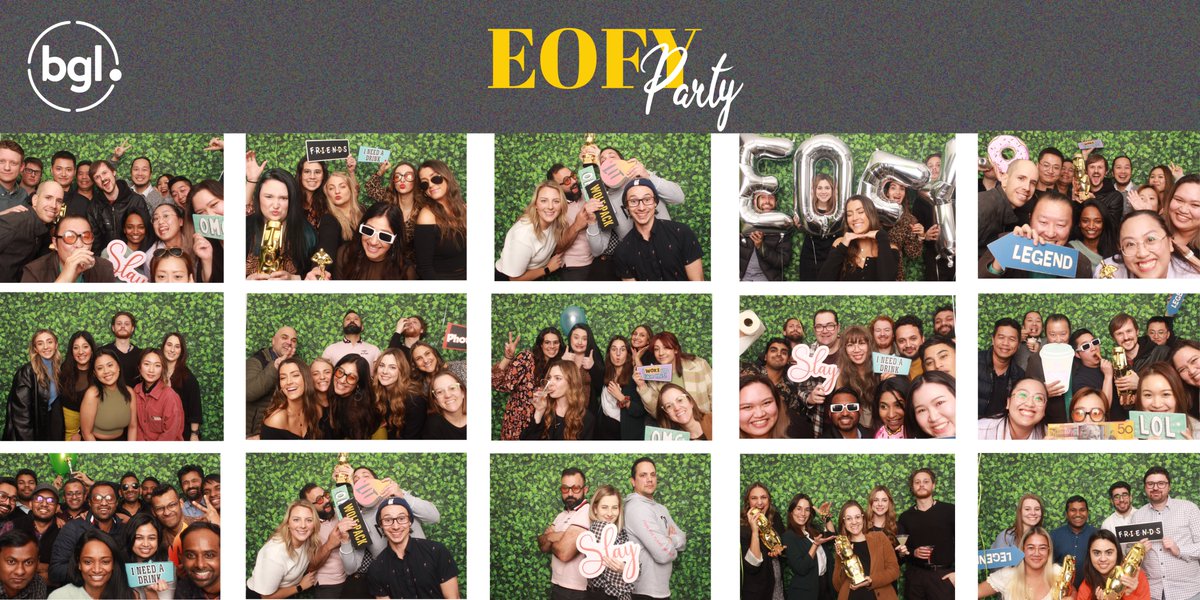 Last Thursday our BGL Family got together to celebrate the #EOFY! Thanks to all for a great night🎉

BIG thank you to all BGLers, clients, friends &amp; partners for your continued support throughout the year! We look forward to the new financial year!🥂

#EOFY2022 #Celebration
