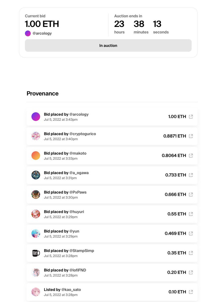 kaosato_NFT's tweet photo. I got to 1ETH in 15 minutes…😭💜 https://t.co/ArLFtLgLzf