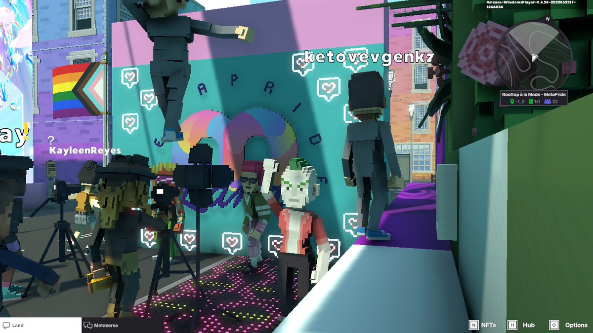 Nord Wester (@westernord) on Twitter photo <a href="/TheSandboxGame/">The Sandbox</a> <a href="/METAPRIDELAND/">METAPRIDE LAND</a> I just participated in the #BelongingWeek contest for a chance to win a Progress Flag NFT! Check out my screenshot below!
👇 <a href="/TheSandboxGame/">The Sandbox</a> <a href="/METAPRIDELAND/">METAPRIDE LAND</a> I just participated in the #BelongingWeek contest for a chance to win a Progress Flag NFT! Check out my screenshot below!
👇