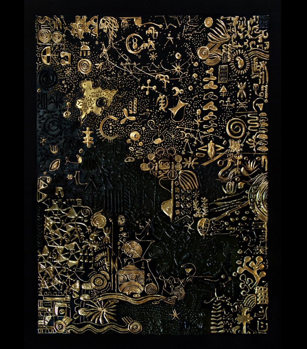 modernblackart's tweet photo. “Constellations” series.
Numbers 9 + 10 of eleven works

Artist: LINA IRIS VIKTOR @linairisviktor

#Curatedbyanna https://t.co/VpPzIaad4h