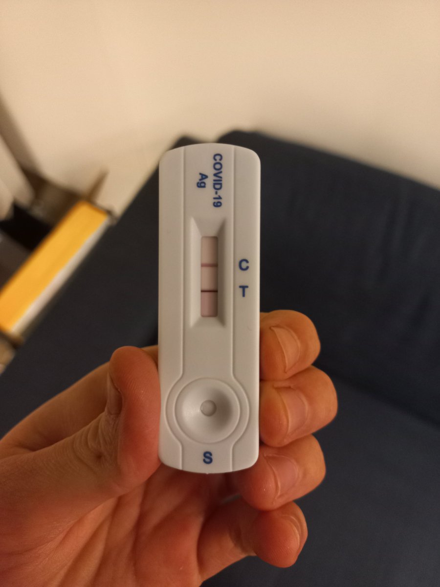 ThommyN_SSB's tweet photo. tested just to be sure the funny feel in the nose wasn't covid 💀💀💀 https://t.co/xrQ74EiI4A