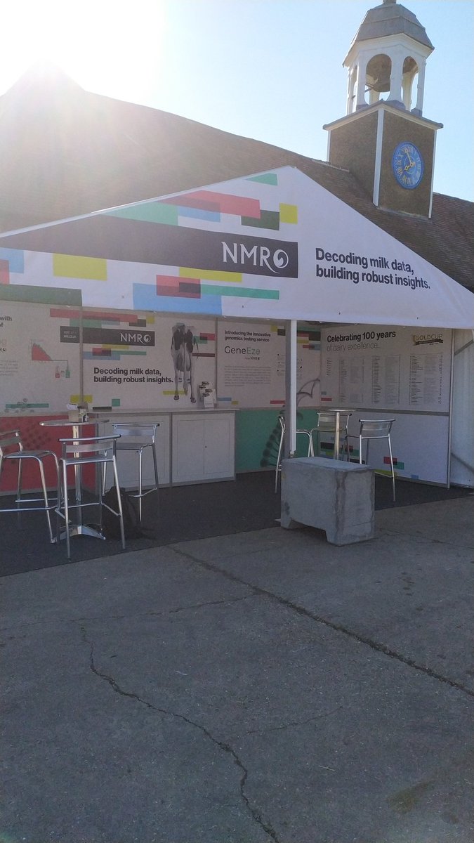 We are here 😃. Ready for #goldcupopenday . <a href="/theRABDF/">RABDF</a> <a href="/kiteconsulting/">Kite Consulting</a> #NMR #teamdairy