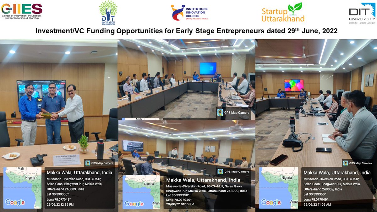 ciies2's tweet photo. Glimpse on "Angel Investment/VC Funding Opportunities for Early-Stage Entrepreneurs conducted by IIC, CIIES of DIT University.
#MhrdInnovationCell #ciies #ditu #digitalmarketing #startuplife #startupbusiness #instagram #motivationalquotes #angelinvestors #venturecapital https://t.co/pqqhfgX83v