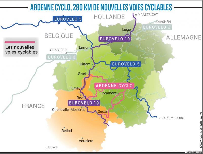 wb_france's tweet photo. #tourisme #Wallonie🇧🇪🇫🇷 | Grâce au projet @InterregFWVL🇪🇺 #Ardenne Cyclo🚲, les touristes sillonneront l'Ardenne à vélo🚵sur des parcours balisés des deux cotés de la frontière🇧🇪🇫🇷
Un beau projet🇪🇺 pour une mobilité douce🚲et un tourisme durable🌱
➡️https://t.co/oKZdijtIFK https://t.co/PNQ0p2CxjY