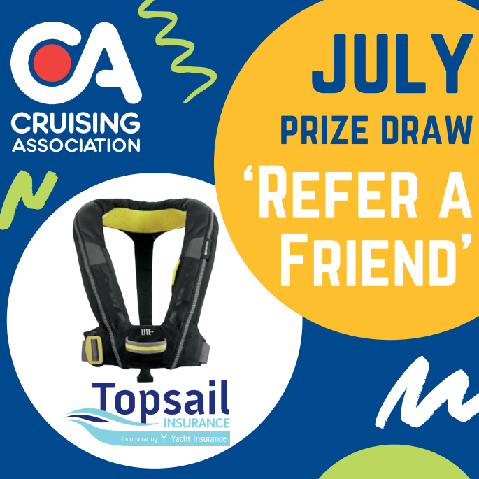 Cruising_Assoc's tweet photo. For July #TheCA has teamed up with @TOPSAILins to offer one lucky winner a Spinlock Deckvest LITE+ 170N life jacket worth ยฃ140. Find out how ๐ https://t.co/hNyhhRtjNo
@Spinlock_HQ #MemberBenefits #CAReferaFriend #JointheCA #Motor #Boating #CruisingAssociation #Sailing #boatkit https://t.co/ZwGNWPnF6p