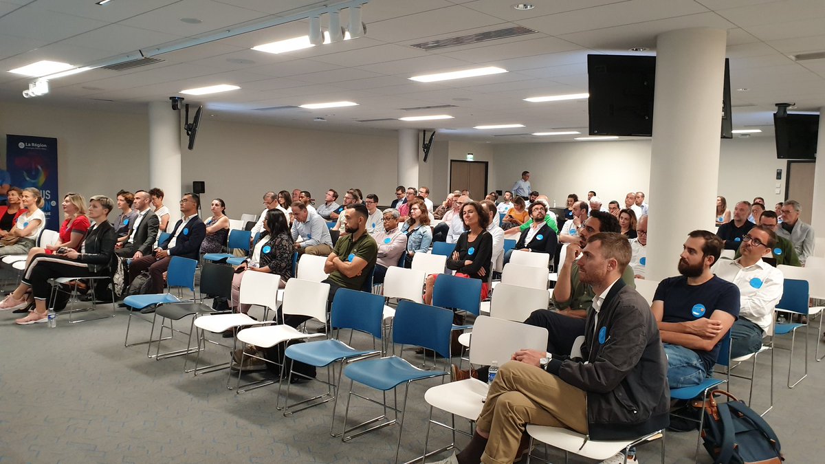BigBoosterOrg's tweet photo. The BoosterCamp is now live 🔴
@isabelleguillau, Jeremie Bertaud and Mila Konjikovic from @auvergnerhalpes are presenting the experience our participants will live 
Follow their journey here! https://t.co/deGeBZWpiL