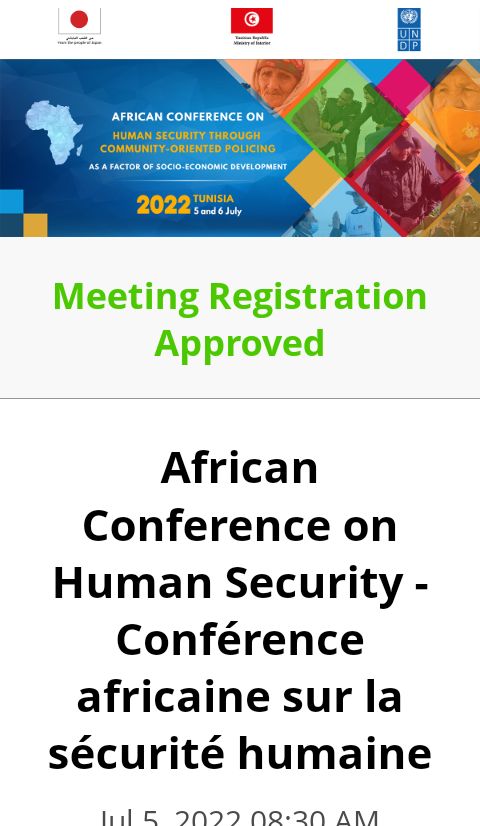 #HappeningNow. #AfricanConference on #HumanSecurity
